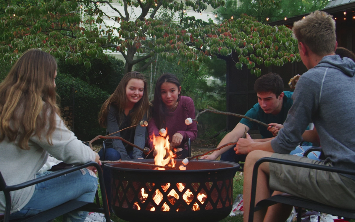 Teachers and students on an enrichment programme